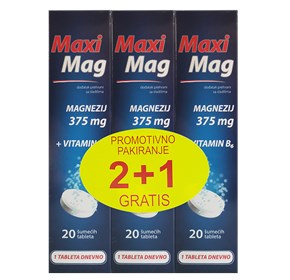 MaxiMag šumeće tablete trio promo