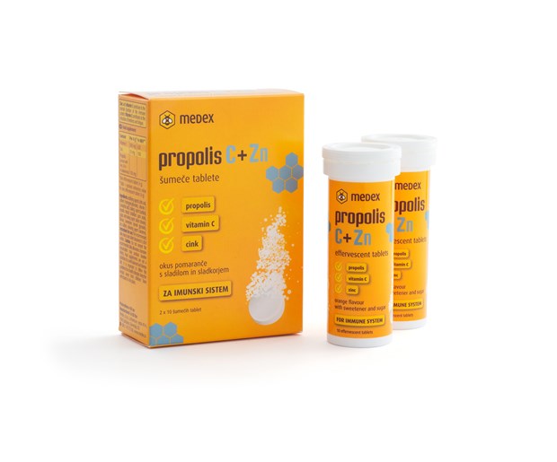 Medex Propolis vitamin C šumeće tablete