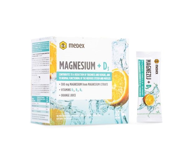 Medex magnezij + vitamin D3
