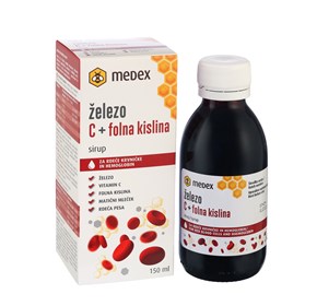 Medex sirup željezo vitamin C folna kiselina
