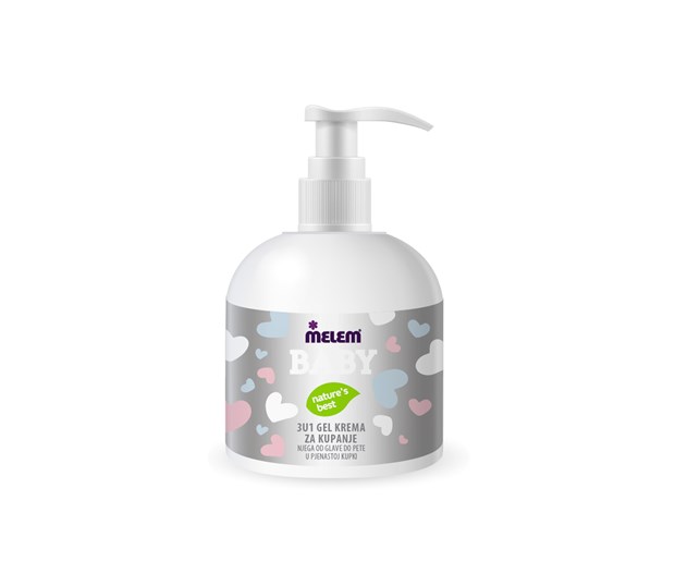 Melem baby kupka 3u1 300ml