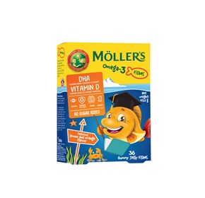 Mollers Omega 3 bomboni ribice naranča