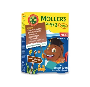 Mollers Omega 3 bomboni ribice cola