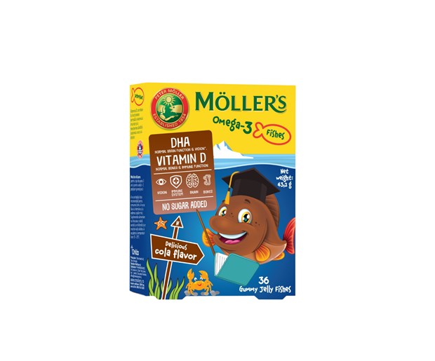Mollers Omega 3 bomboni ribice cola