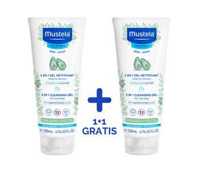 Mustela 2u1 gel 200ml duo