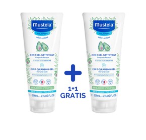 Mustela 2u1 gel 200ml duo