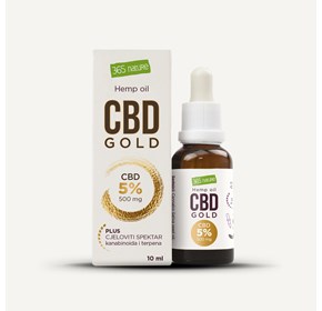 365 Nature CBD gold ulje 5% 10ml