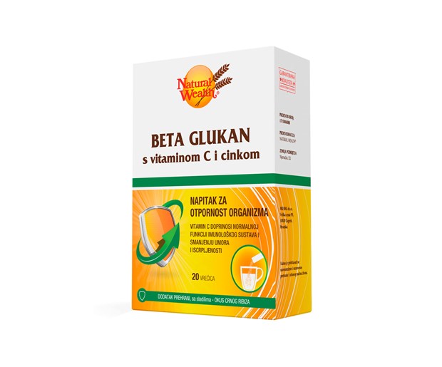Natural Wealth Beta glukan s vitaminom C
