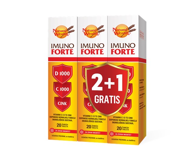 Natural Wealth Imuno forte D C cink promo
