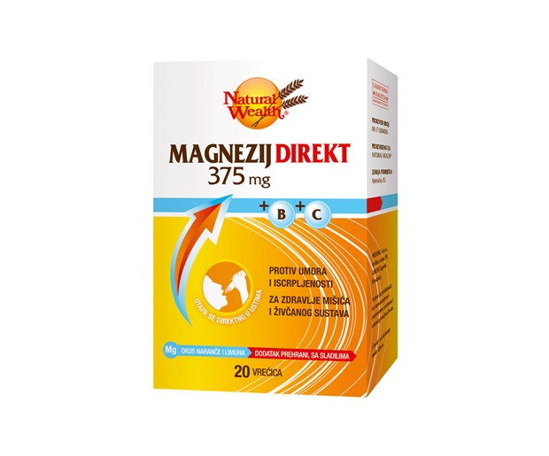 Natural Wealth Magnezij 375 direkt 20