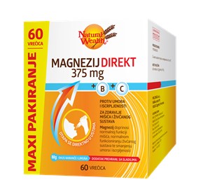 Natural Wealth magnezij 375 direkt 60