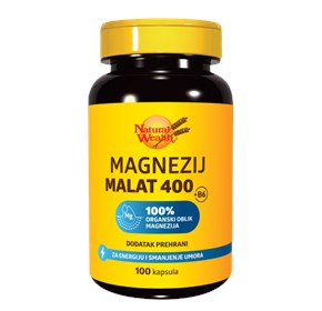Natural Wealth magnezij malat + vitamin B6