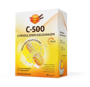 Natural Wealth vitamin C 500 s produljenim djelovanjem