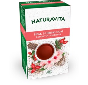 Naturavita čaj šipak hibiskus a20