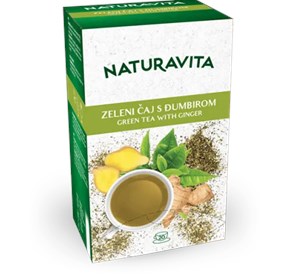 Naturavita čaj zeleni s đumbirom a20