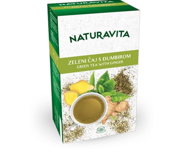 Naturavita čaj zeleni s đumbirom a20