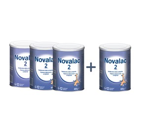 Novalac 2 400g 3+1 promo