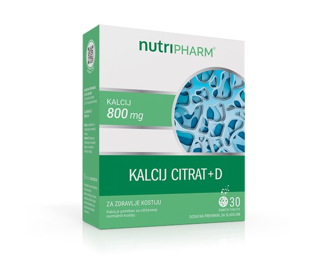 Nutripharm Kalcij citrat vitamin D