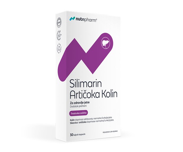 Nutripharm Silimarin artičoka kolin