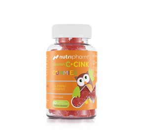 Nutripharm Vitamin C + cink gummies