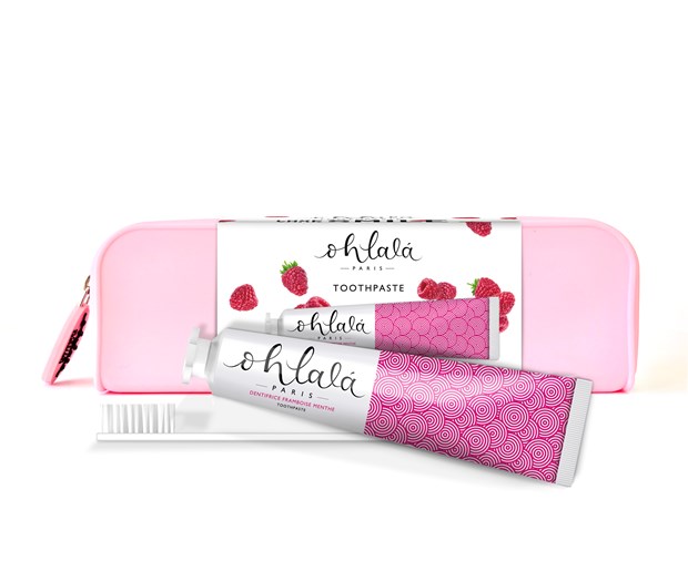 Ohlala Paris Premium putni set ''Love your smile'' raspberry mint