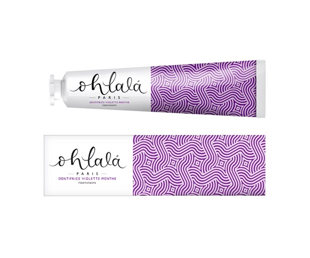 Ohlala Paris pasta za zube violet mint
