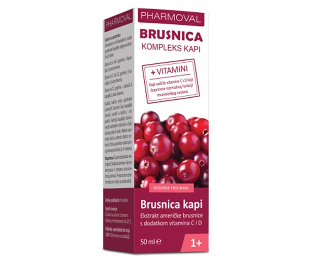 Pharmoval Brusnica kompleks kapi