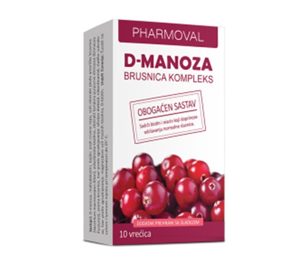 Pharmoval D-manoza brusnica kompleks