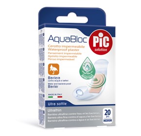 PiC antibakterijski flasteri Aquabloc Medium