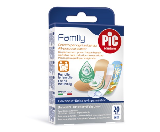 PiC antibakterijski flasteri Family mix