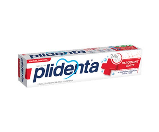 Plidenta pasta parodont white 75ml