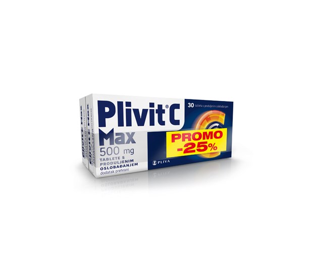 Plivit C Max 500mg duo promo
