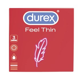 Prezervativi Durex Feel thin 3kom