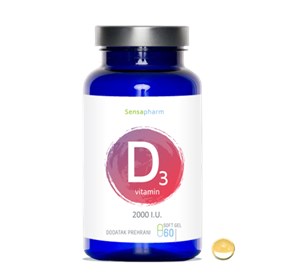 Sensapharm vitamin D3 2000 a60