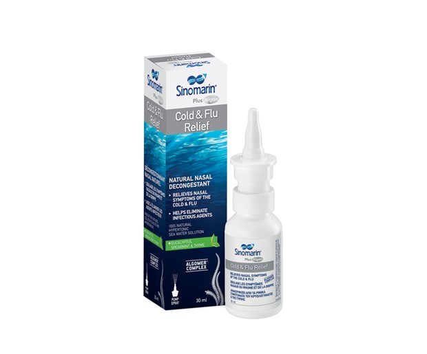 Sinomarin plus Cold & Flu relief sprej za nos
