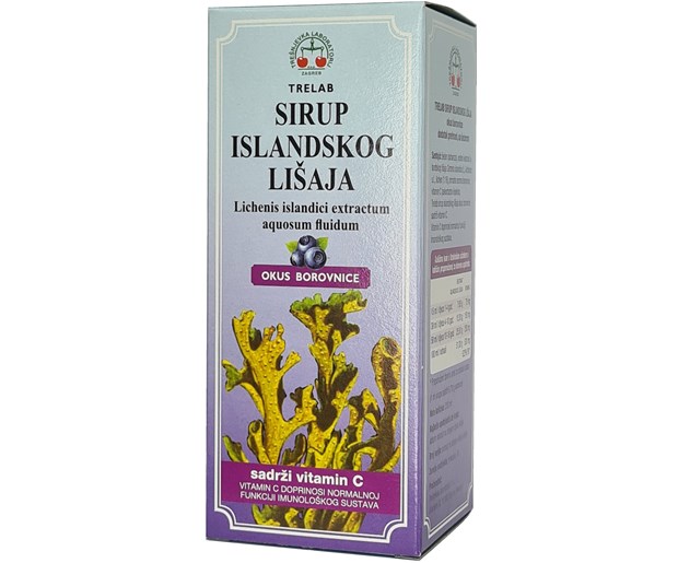 Sirup islandskog lišaja okus borovnice 200ml