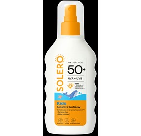 Solero Sun Kids senstivite sprej SPF50+