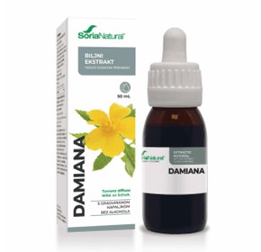 Soria damiana ekstrakt