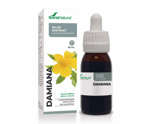 Soria damiana ekstrakt