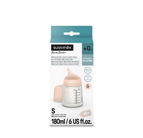 Suavinex Zero Zero S bočica za dojenje 180ml