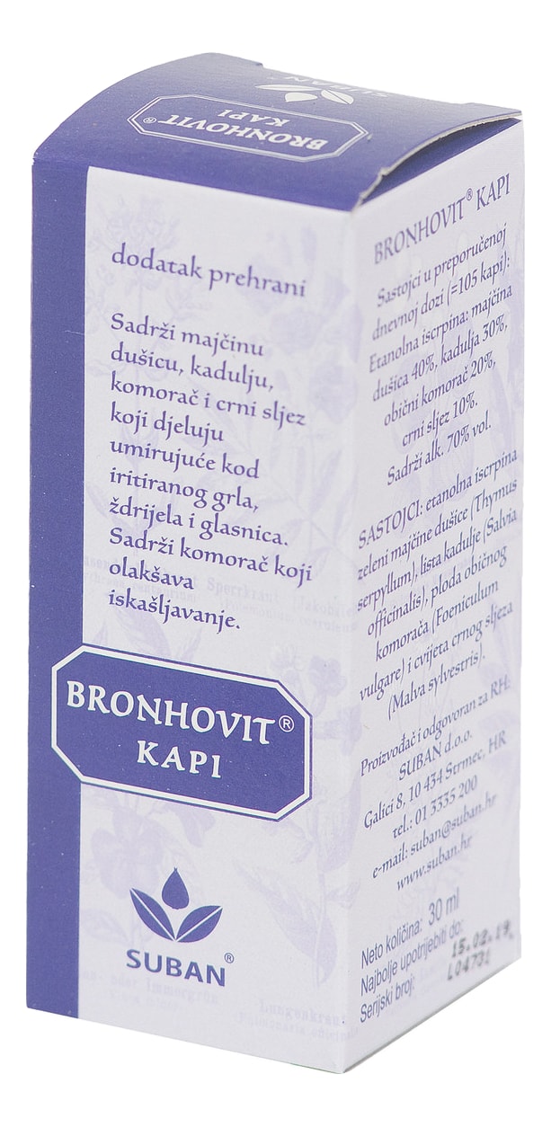 Soldavit Kapi Suban kapi Bronhovit 30ml - pharmacy