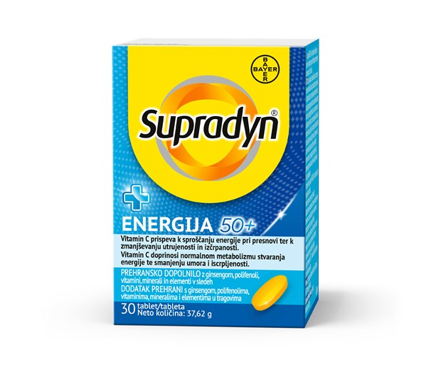 Supradyn energija 50+ tablete