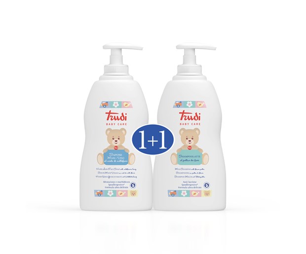 Trudi kremasti gel za ruke i lice 500ml + šampon s ekstraktom cvjetne peludi 500ml