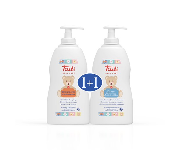 Trudi mliječna kupka s medom naranče 500ml + kremasti gel za ruke i lice 500ml