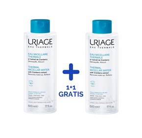 Uriage micelarna voda za normalnu i suhu kožu 500ml duo