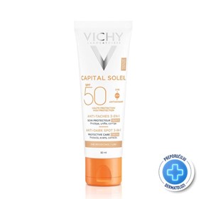 Vichy Capital Soleil 3u1 krema protiv tamnih mrlja SPF50+ 50ml