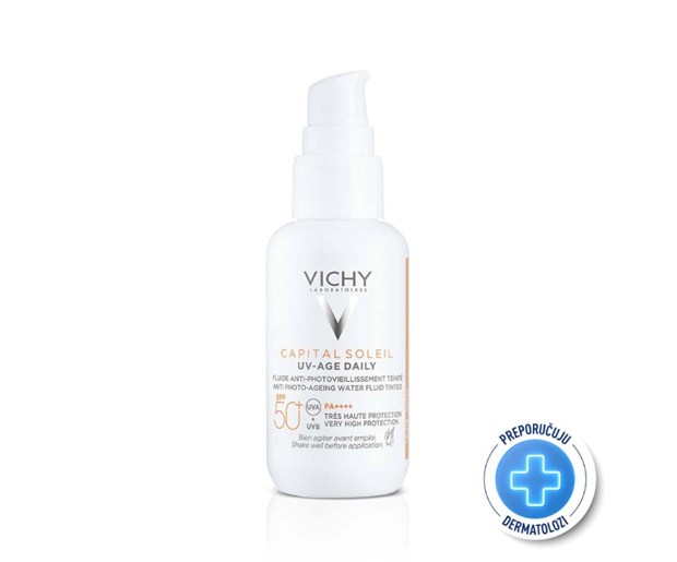 Vichy Capital Soleil UV-Age tonirani fluid SPF50+ 40ml