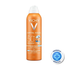 Vichy Capital Soleil dječji sprej protiv prijanjanja pijeska SPF50+ 200ml