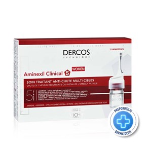 Vichy Dercos Aminexil ampule protiv ispadanja kose za žene 21x6ml