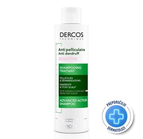 Vichy Dercos šampon protiv prhuti osjetljivo vlasište 200ml